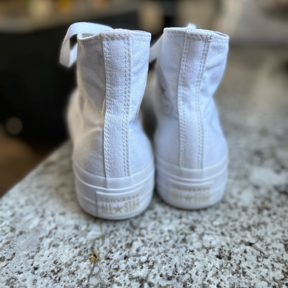 White Platform Converse - Picture 8 of 9